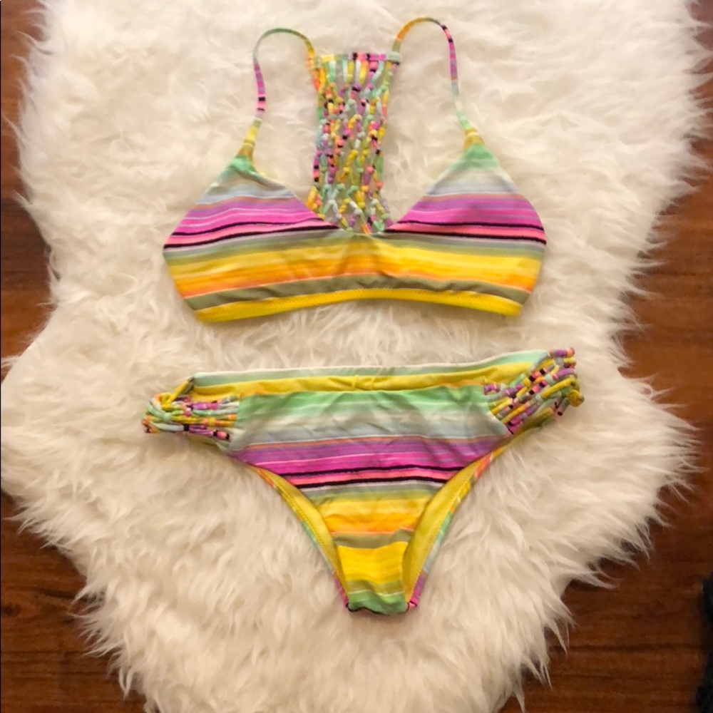 Raisins Braided Bikini Size Medium